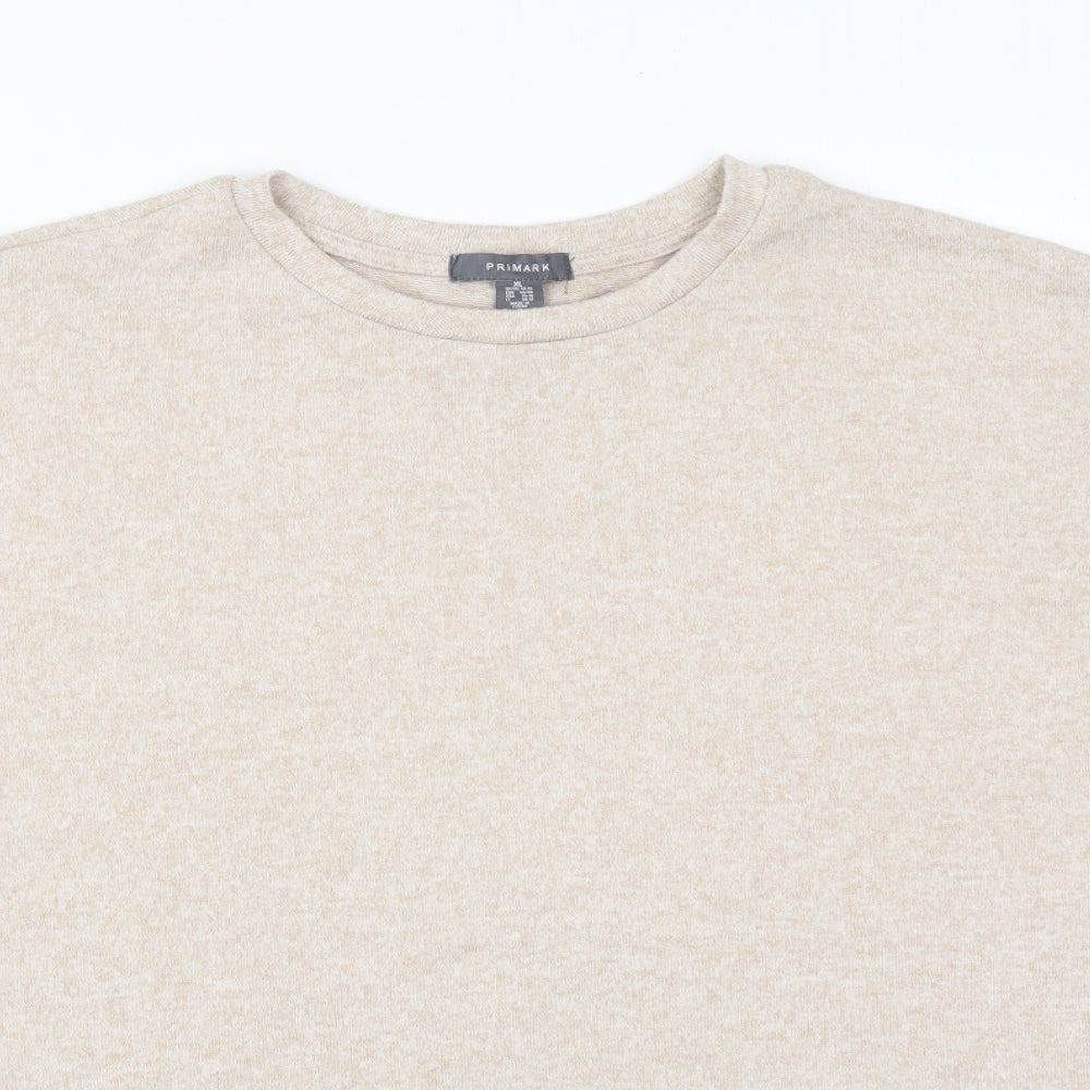 Primark Womens Beige   Basic T-Shirt Size 18