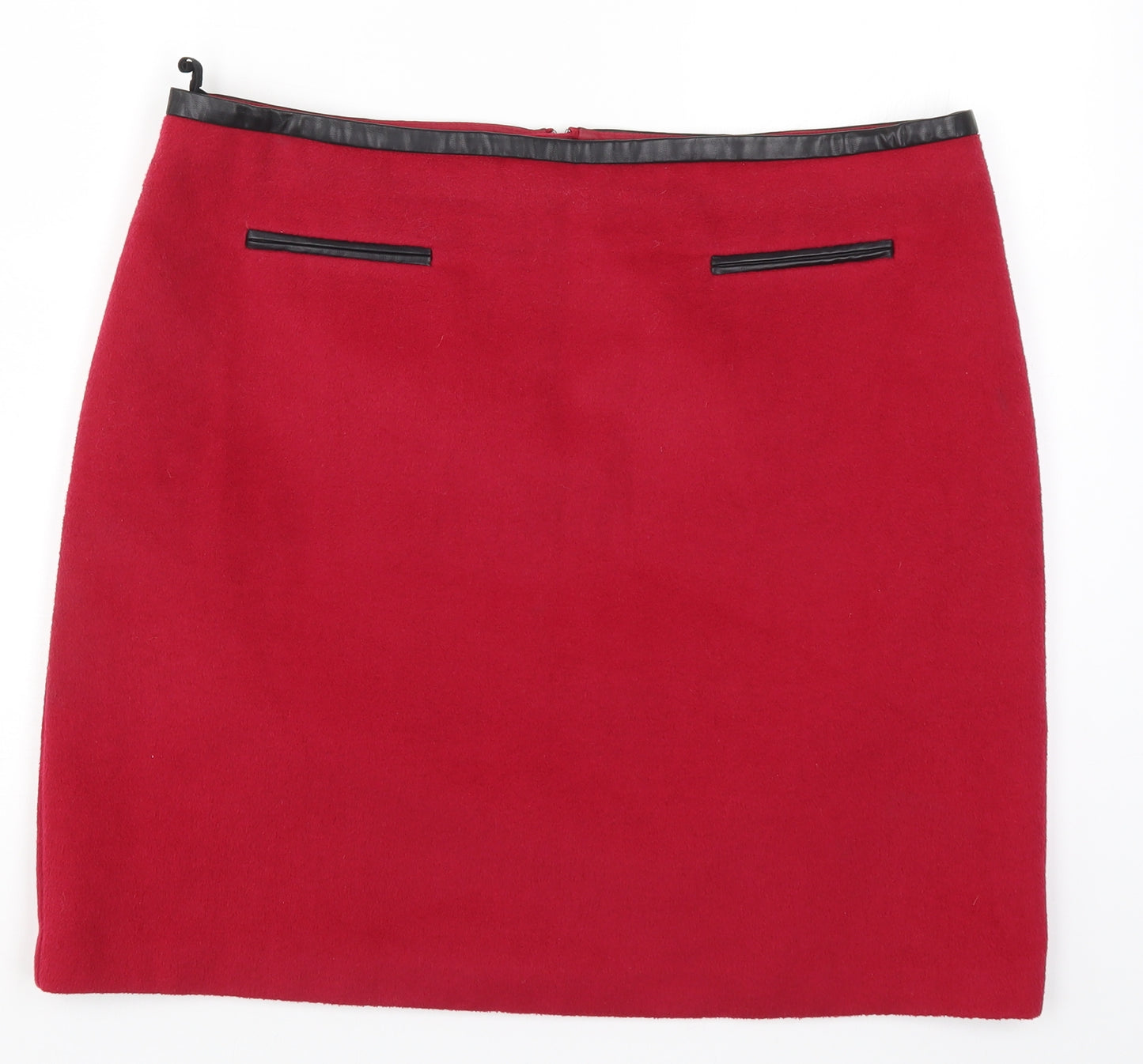 Marks and Spencer Womens Red   A-Line Skirt Size 16