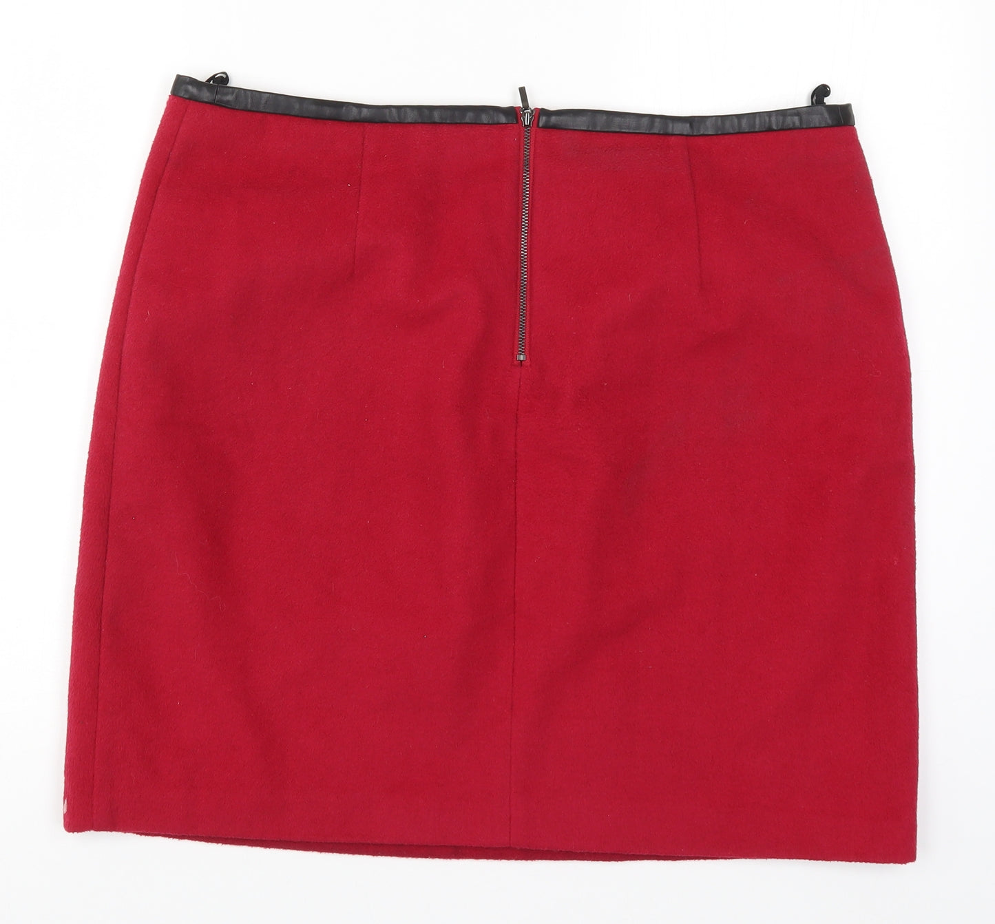 Marks and Spencer Womens Red   A-Line Skirt Size 16