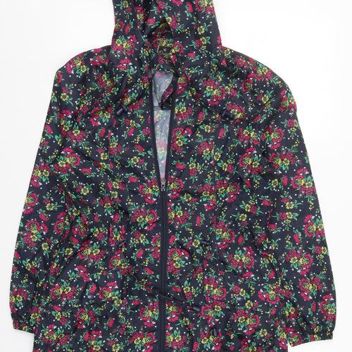 Originals Womens Multicoloured Floral  Anorak Coat Size 10