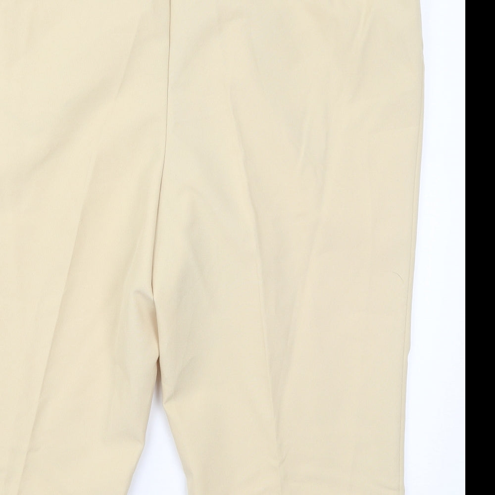 Preworn Womens Beige   Cropped Trousers Size 22