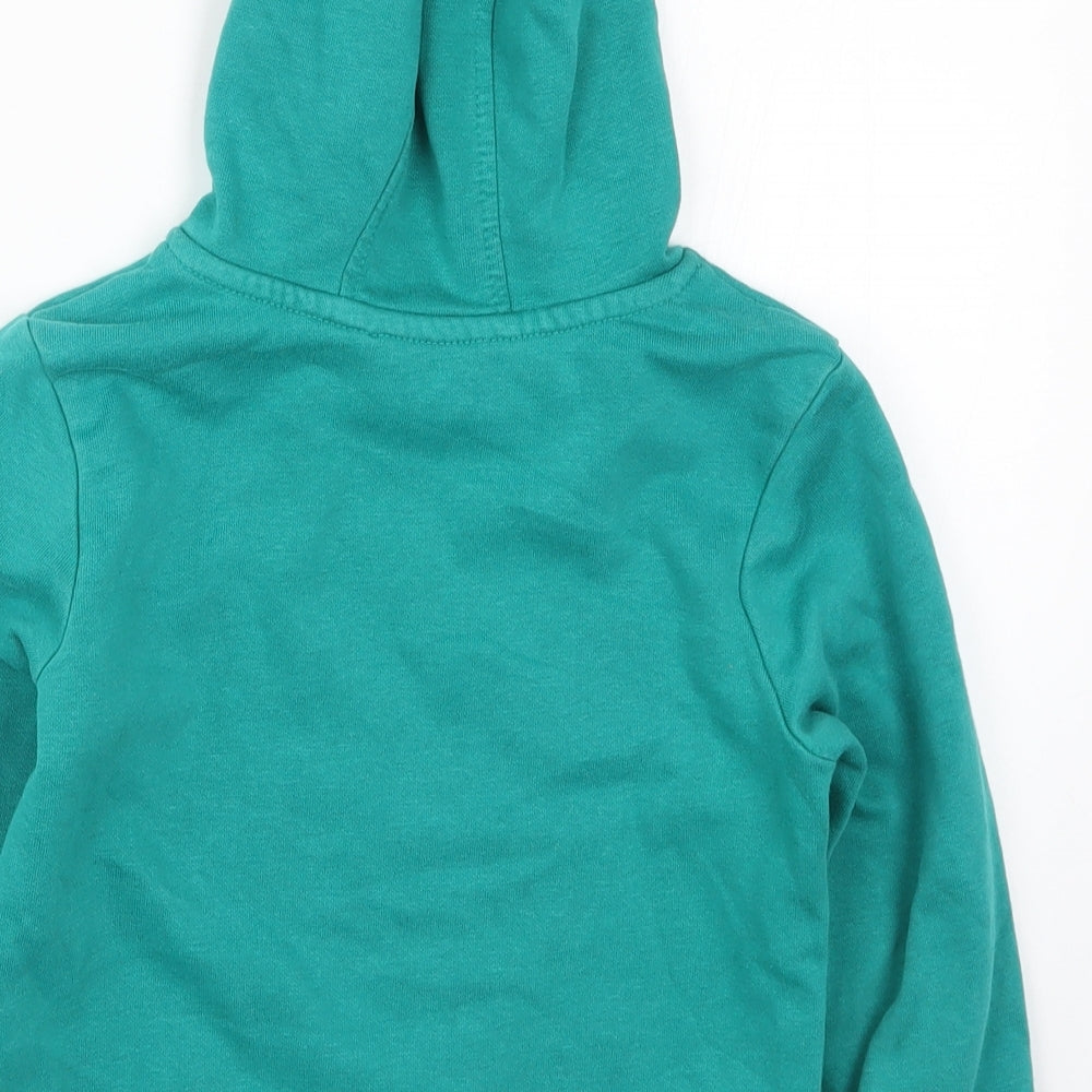 George Boys Green   Pullover Hoodie Size 3-4 Years  - Dino Facts Fossils