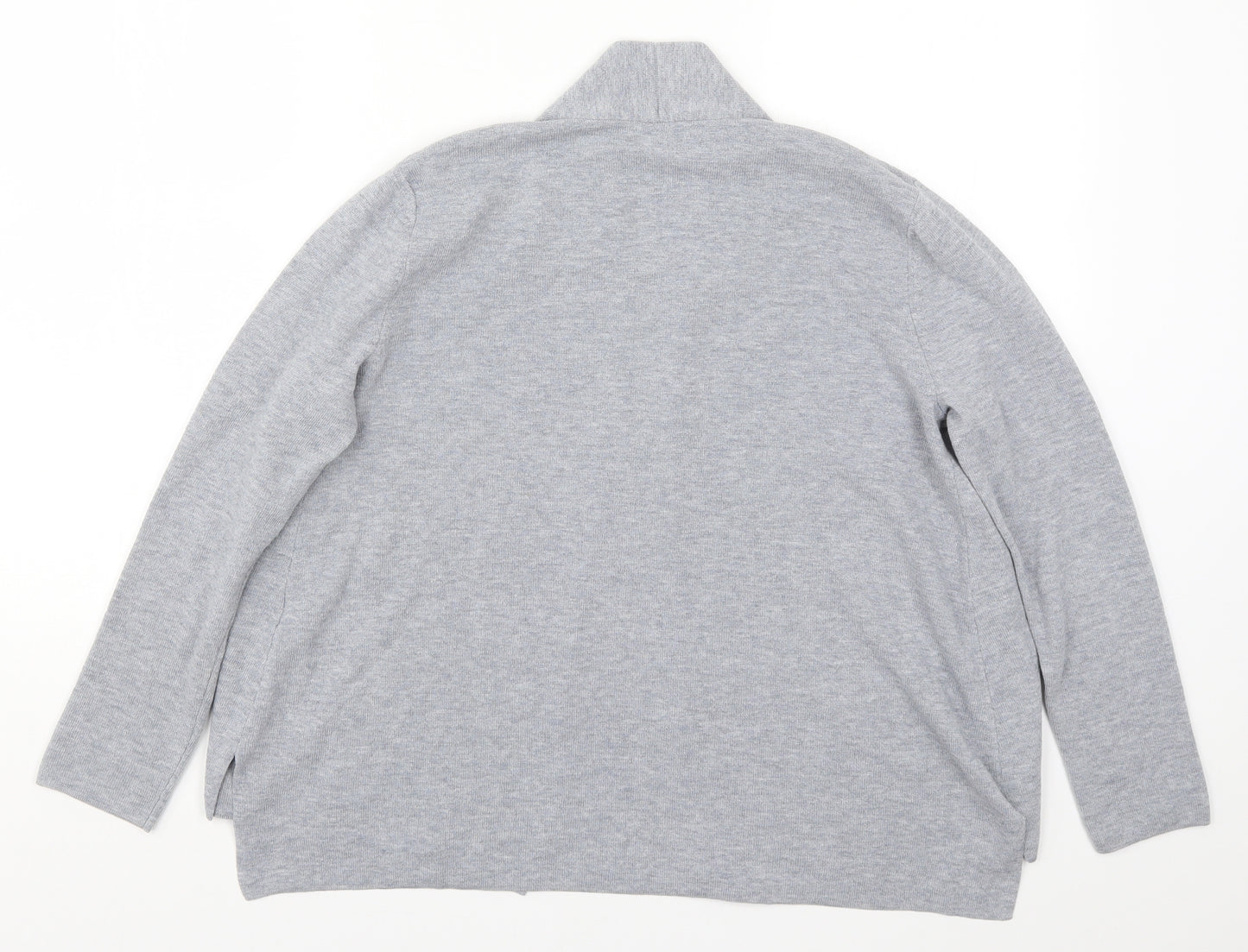 John Lewis Womens Grey   Cardigan Jumper Size 12