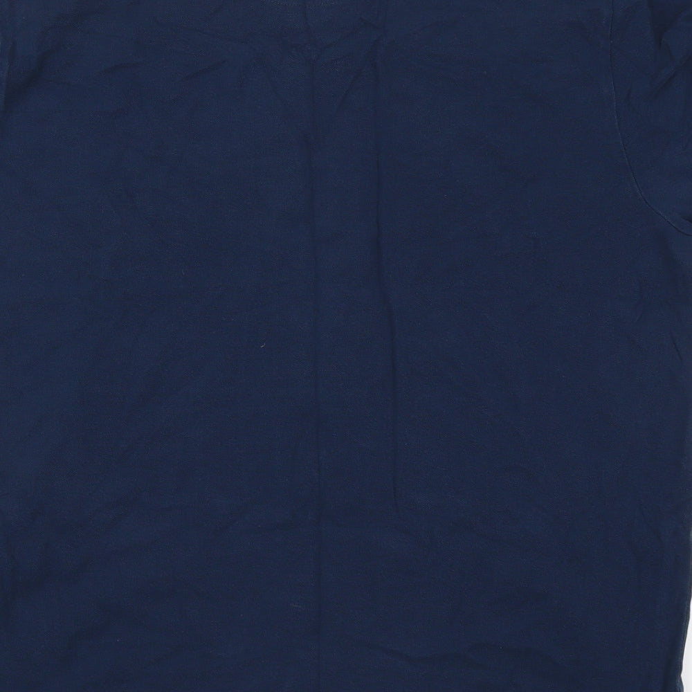 Pierre Cardin Mens Blue Colourblock   Polo Size XL  - Pink
