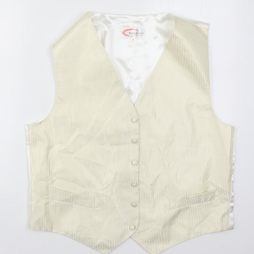 Formal Tailor Mens Ivory   Jacket Waistcoat Size XL  - Cream Coloured