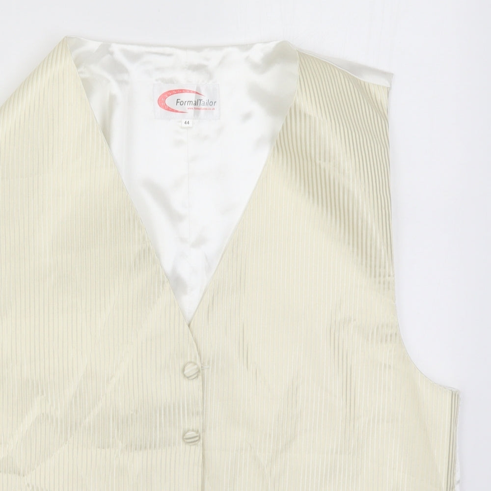 Formal Tailor Mens Ivory   Jacket Waistcoat Size XL  - Cream Coloured