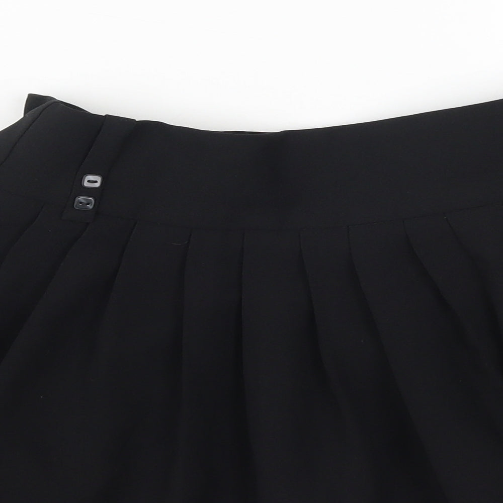 F&F Girls Black   Skater Skirt Size 14-15 Years
