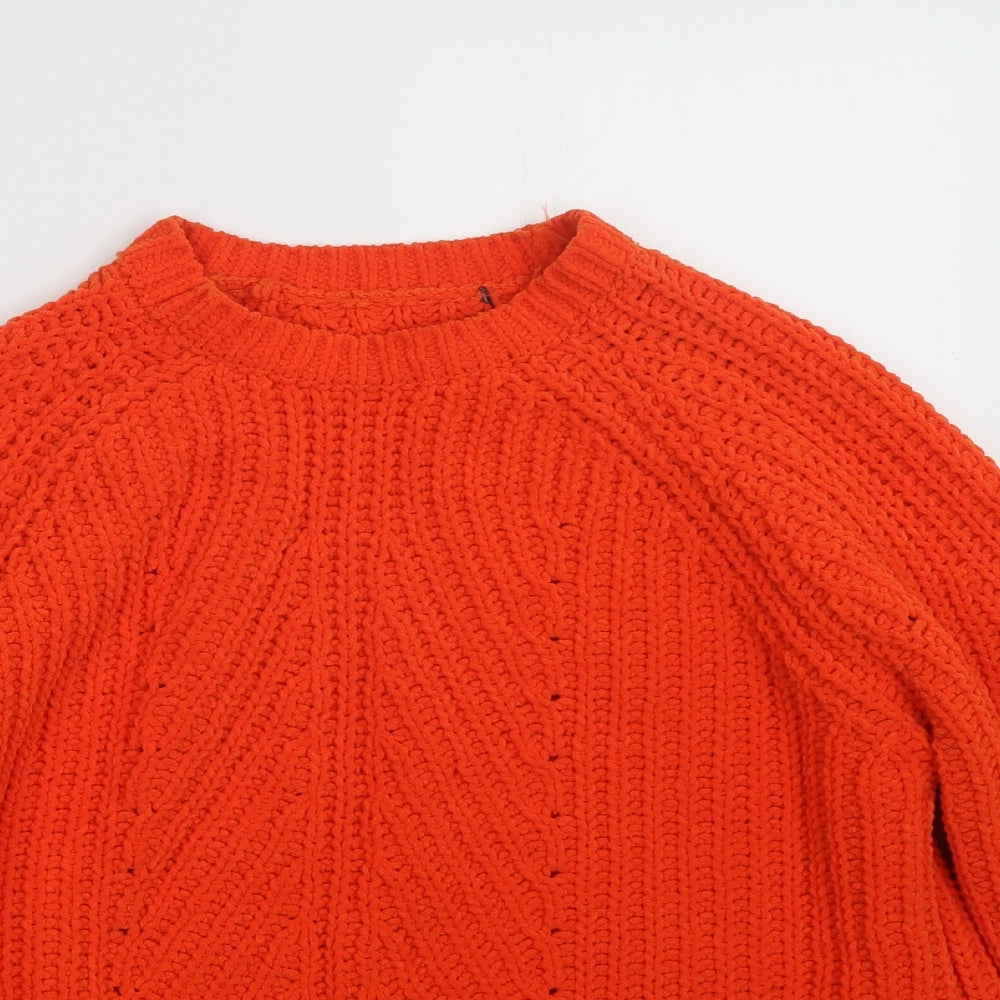 F&F Womens Orange   Pullover Jumper Size 10