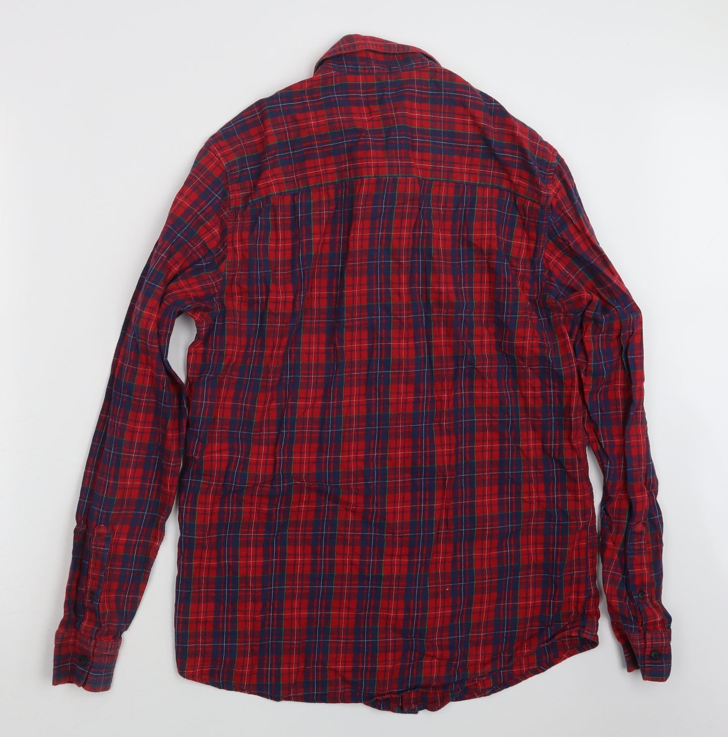 Matalan Mens Red Check   Button-Up Size M