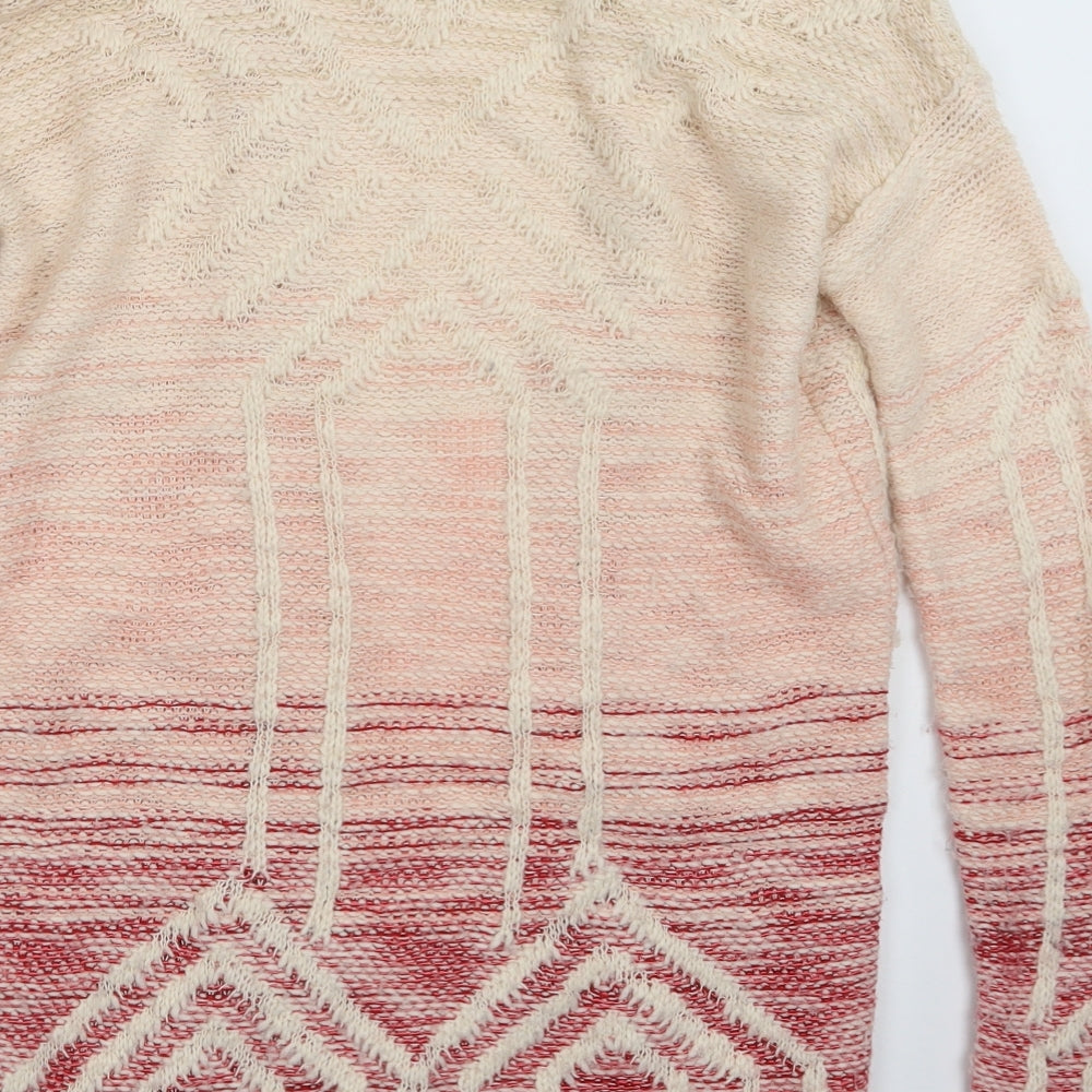 Warehouse Womens Pink  Knit Cardigan Jumper Size 10