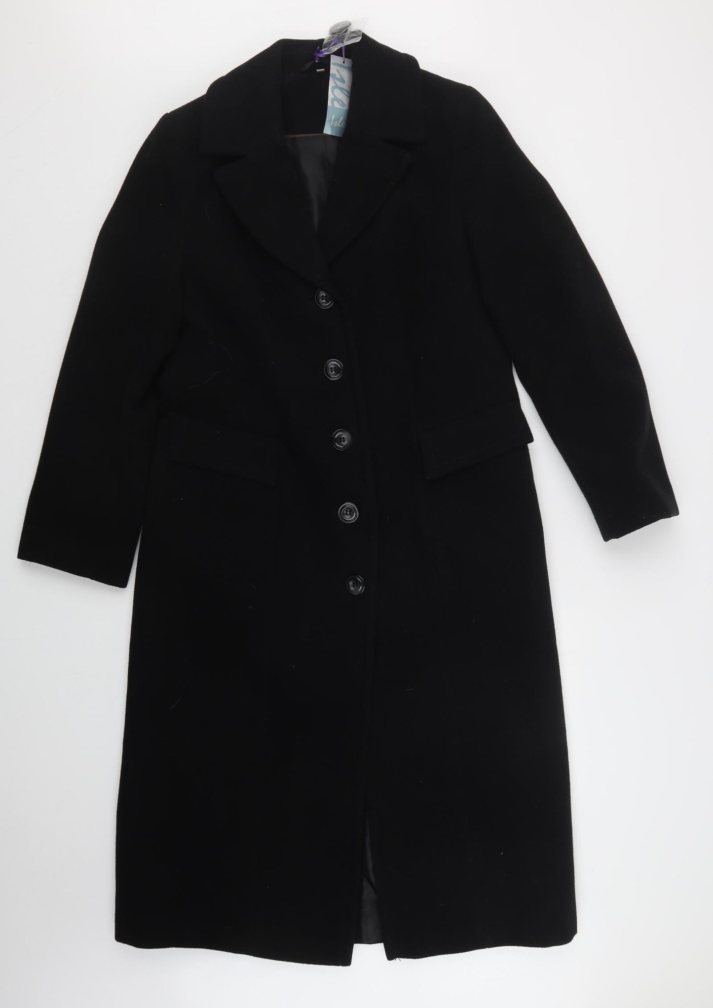 EWM Womens Black   Pea Coat Coat Size 10