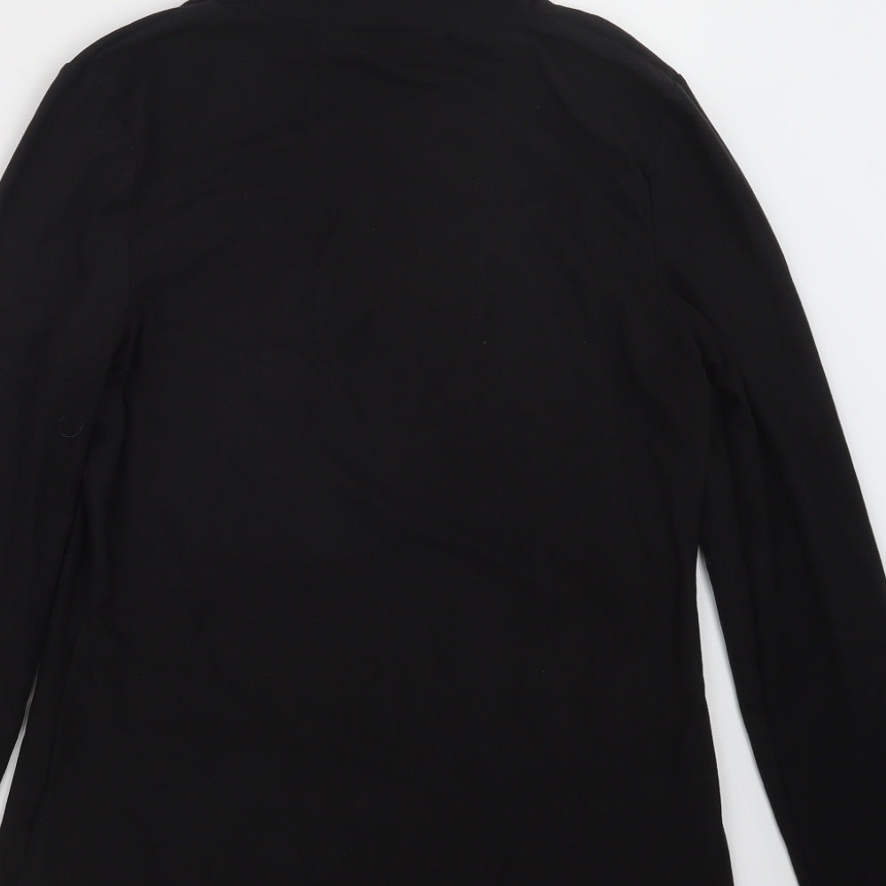 ESMARA Womens Black   Basic T-Shirt Size 14