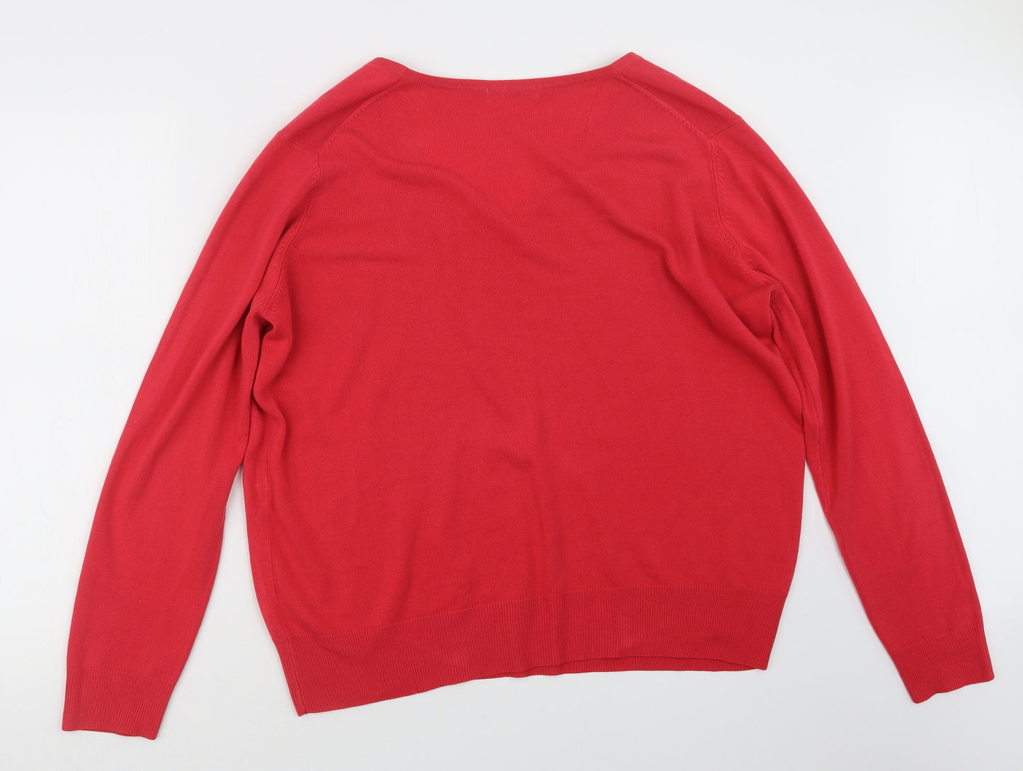 Marks and Spencer Womens Pink  Knit Pullover Jumper Size 20