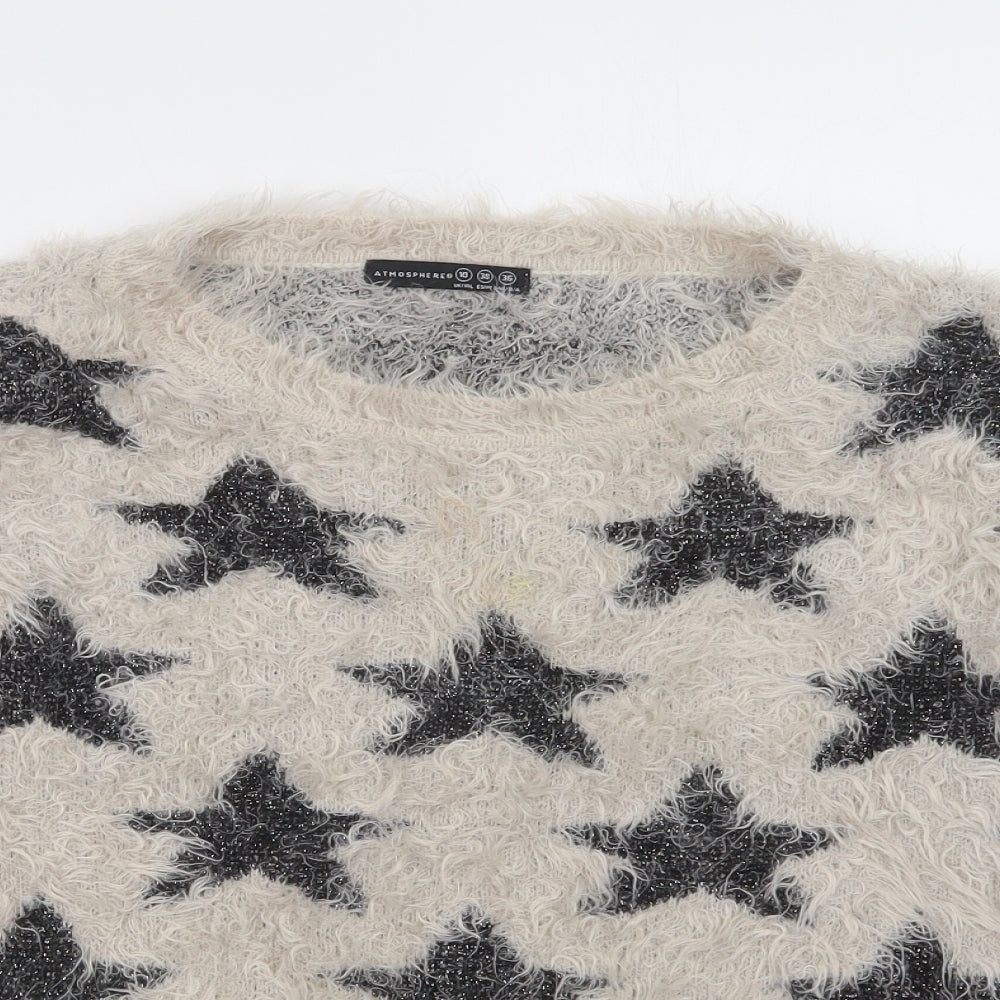 Atmosphere Womens Beige   Pullover Jumper Size 10