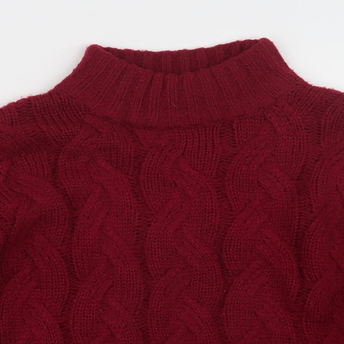 M&Co Womens Pink  Knit Pullover Jumper Size 14