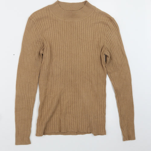 Primark Womens Beige  Knit Pullover Jumper Size 14