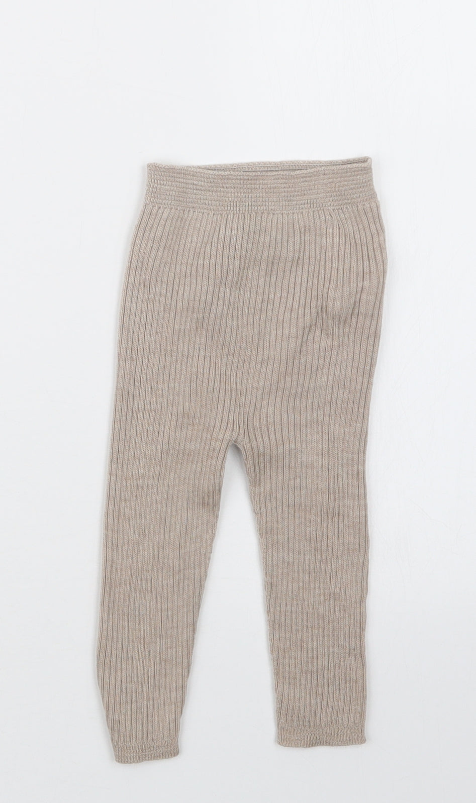 wedoble Girls Beige  Knit Capri Trousers Size 12 Months