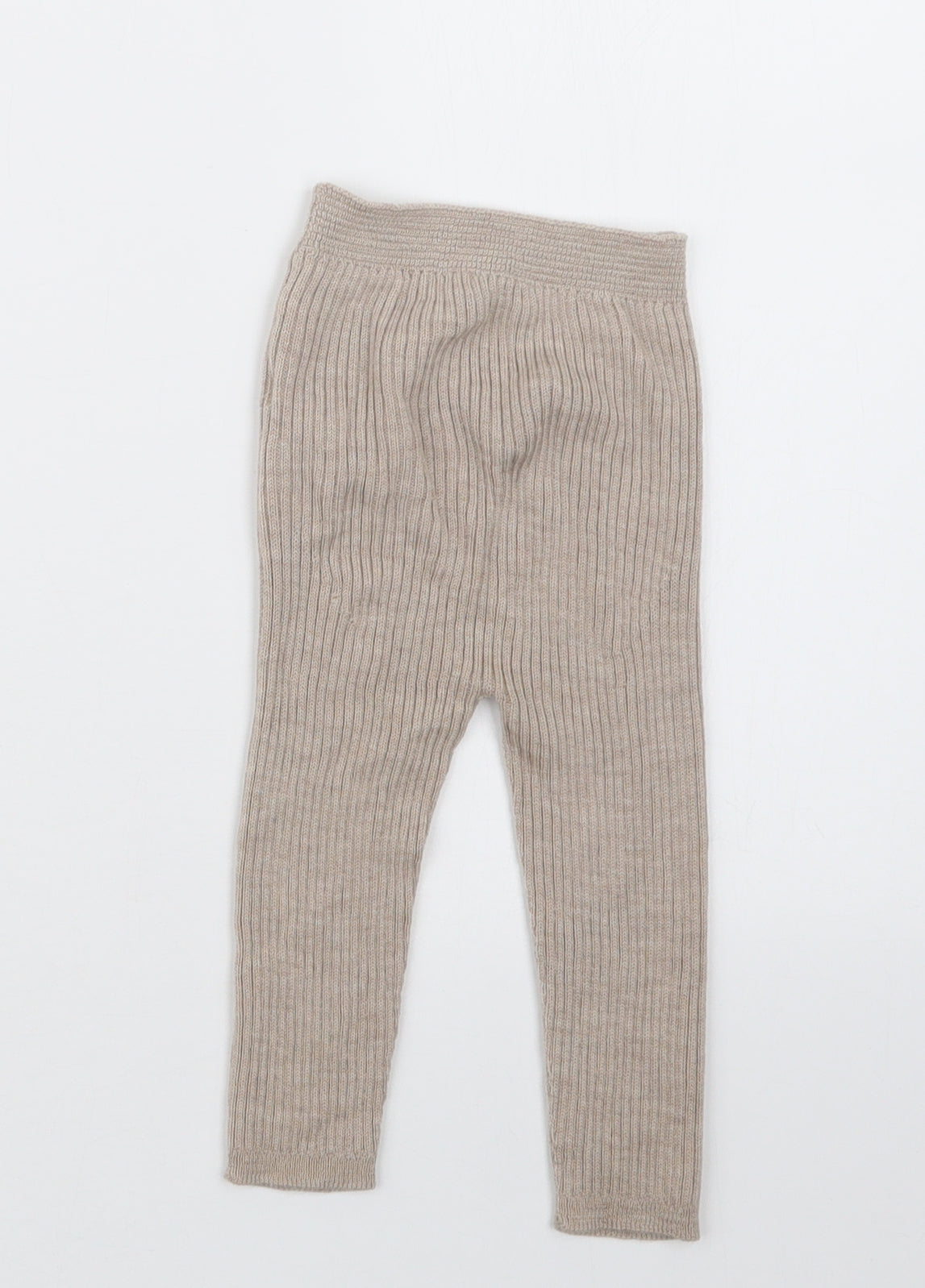 wedoble Girls Beige  Knit Capri Trousers Size 12 Months