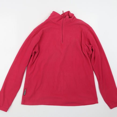 Outdoor Essentials Womens Pink   Pullover Sweatshirt Size 14