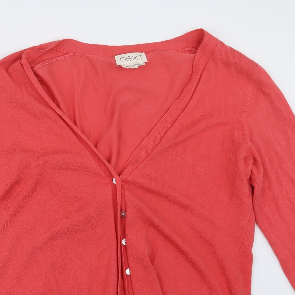 NEXT Womens Pink  Knit Cardigan Jumper Size 18