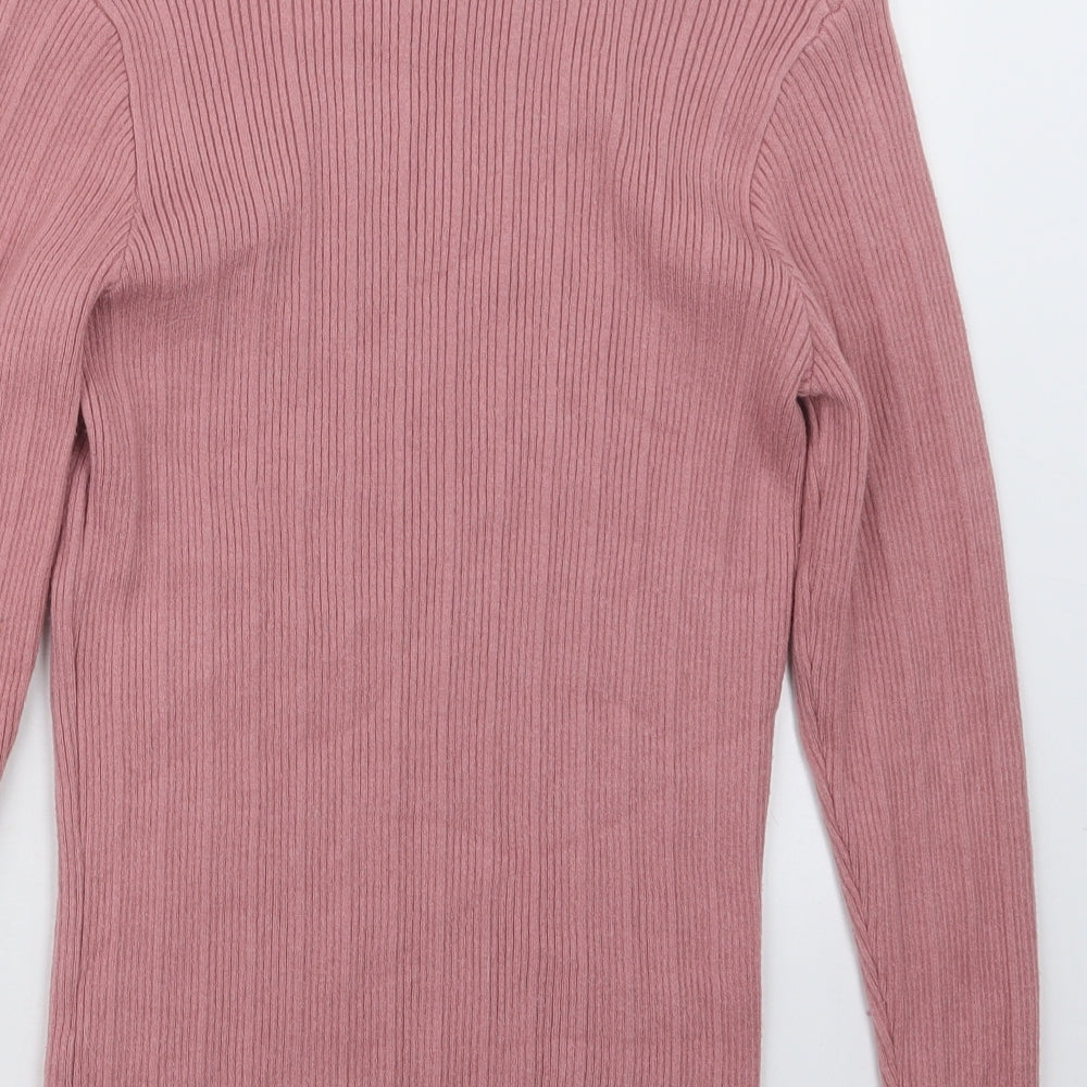 Primark Womens Pink  Knit Pullover Jumper Size 14