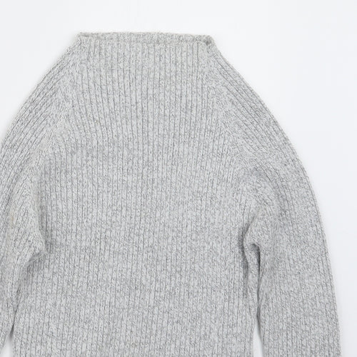 Select Womens Grey  Knit Pullover Jumper Size S