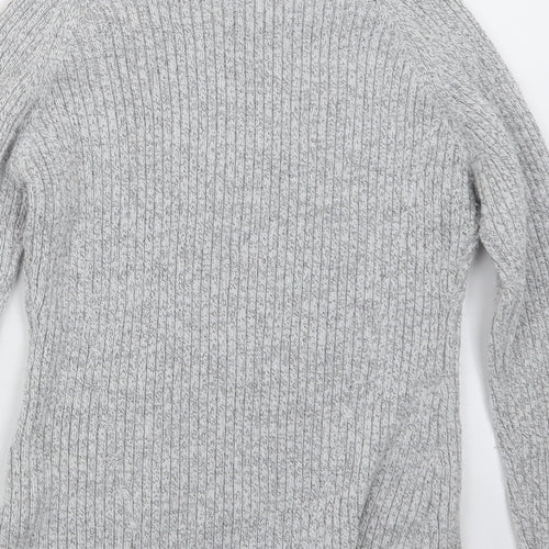 Select Womens Grey  Knit Pullover Jumper Size S