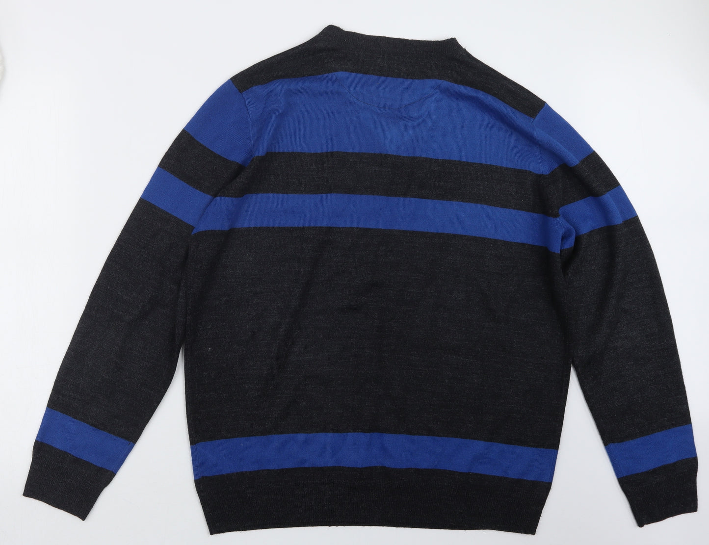 Burton Mens Grey  Knit Pullover Jumper Size XL