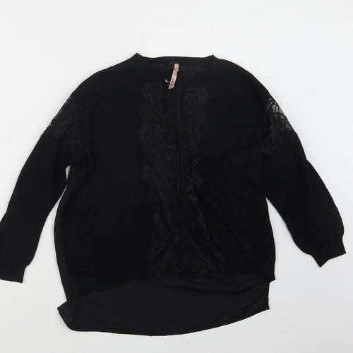 sweewe Womens Black   Pullover Jumper Size S
