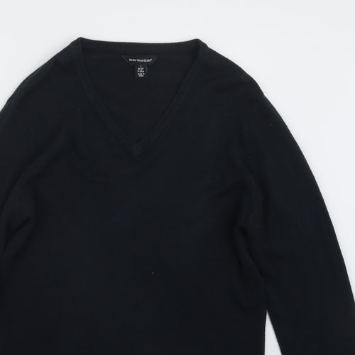 Cedar Wood State Mens Blue  Knit Pullover Jumper Size S