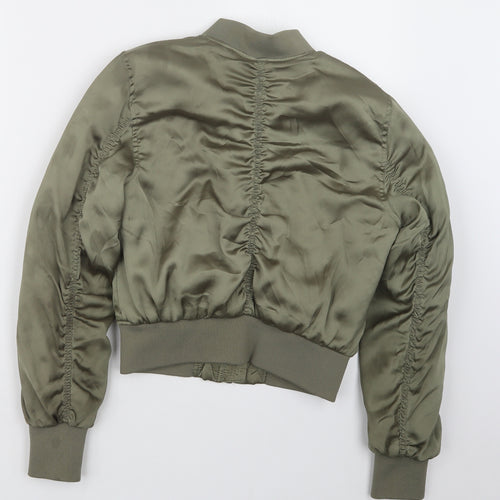 H&M Womens Green   Jacket  Size 6