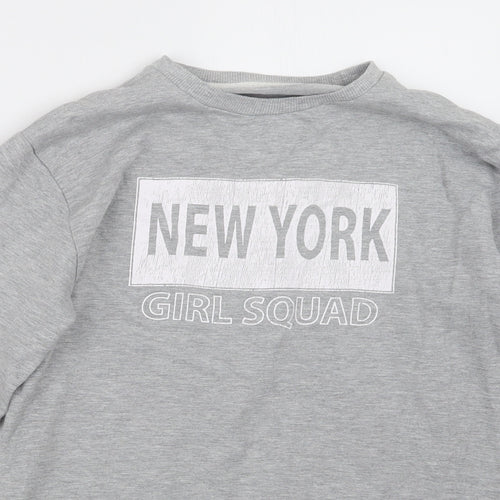 Pep&Co Girls Grey   Pullover Jumper Size 11-12 Years