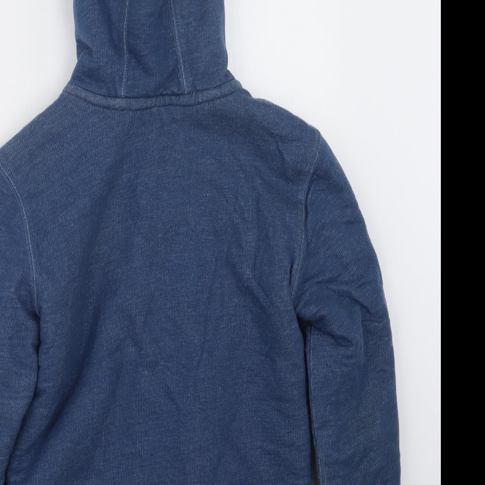 George Boys Blue   Full Zip Hoodie Size 11-12 Years