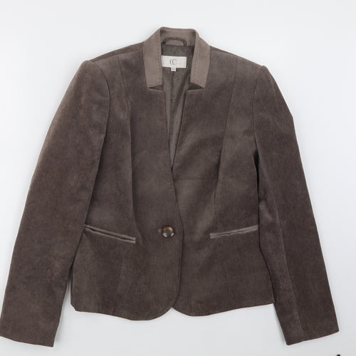cc Womens Beige   Jacket Blazer Size 10