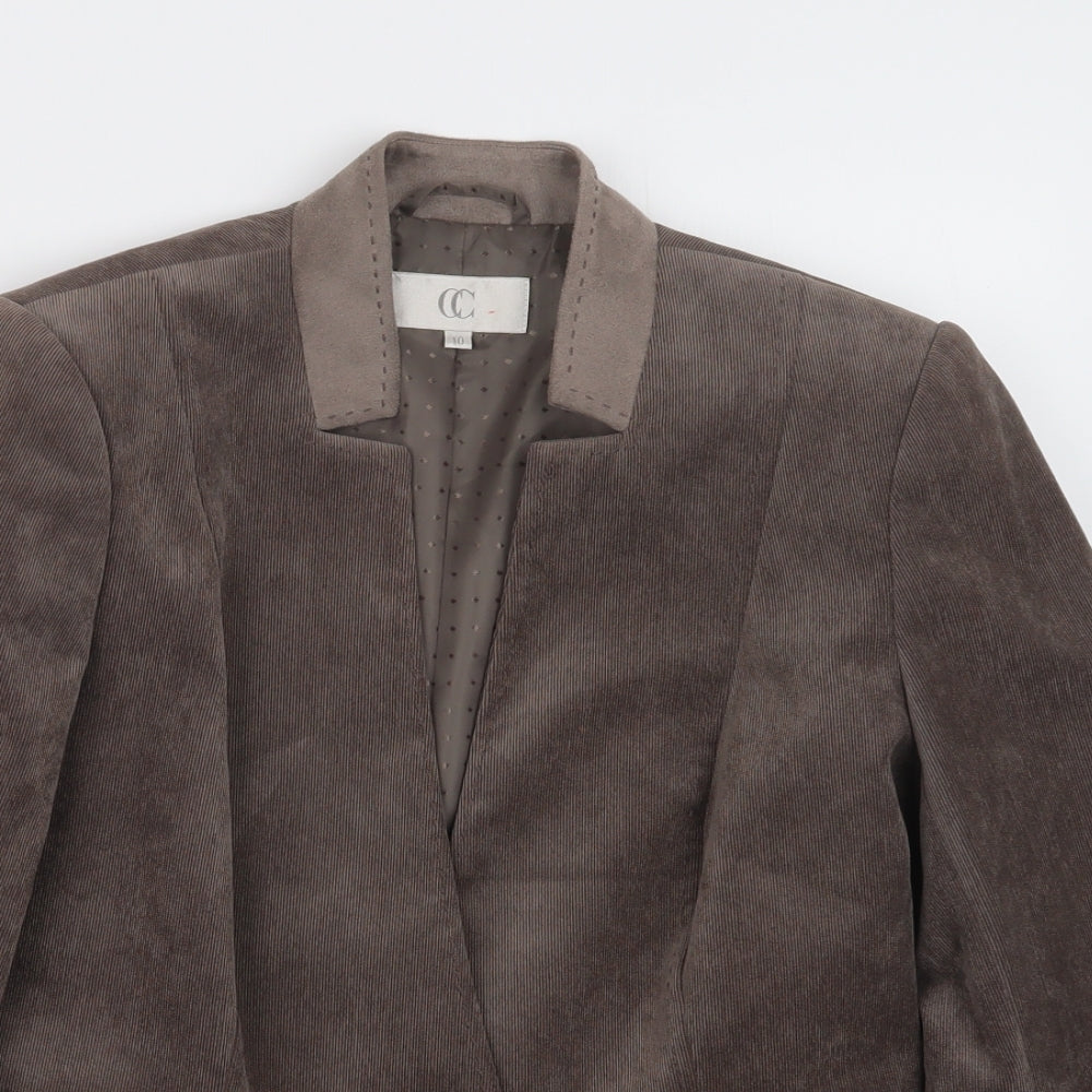 cc Womens Beige   Jacket Blazer Size 10