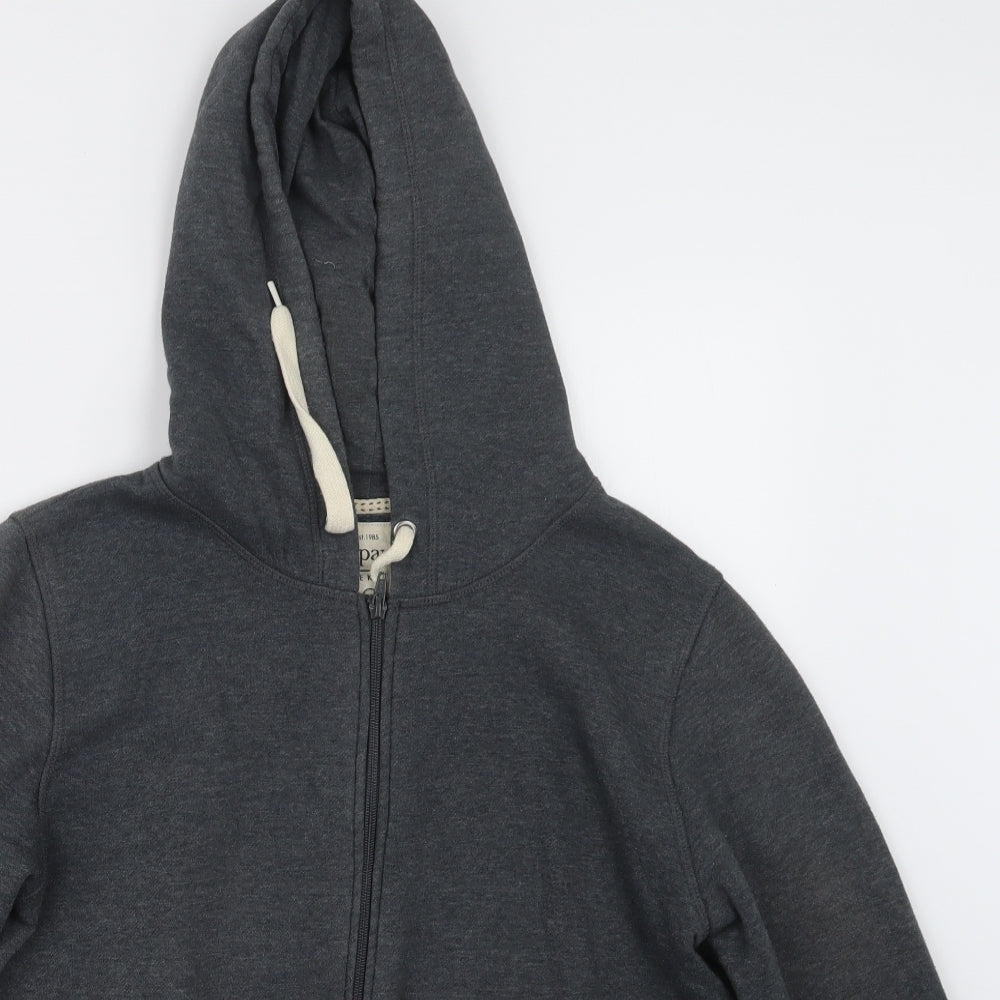 Papaya Womens Grey   Full Zip Hoodie Size 14