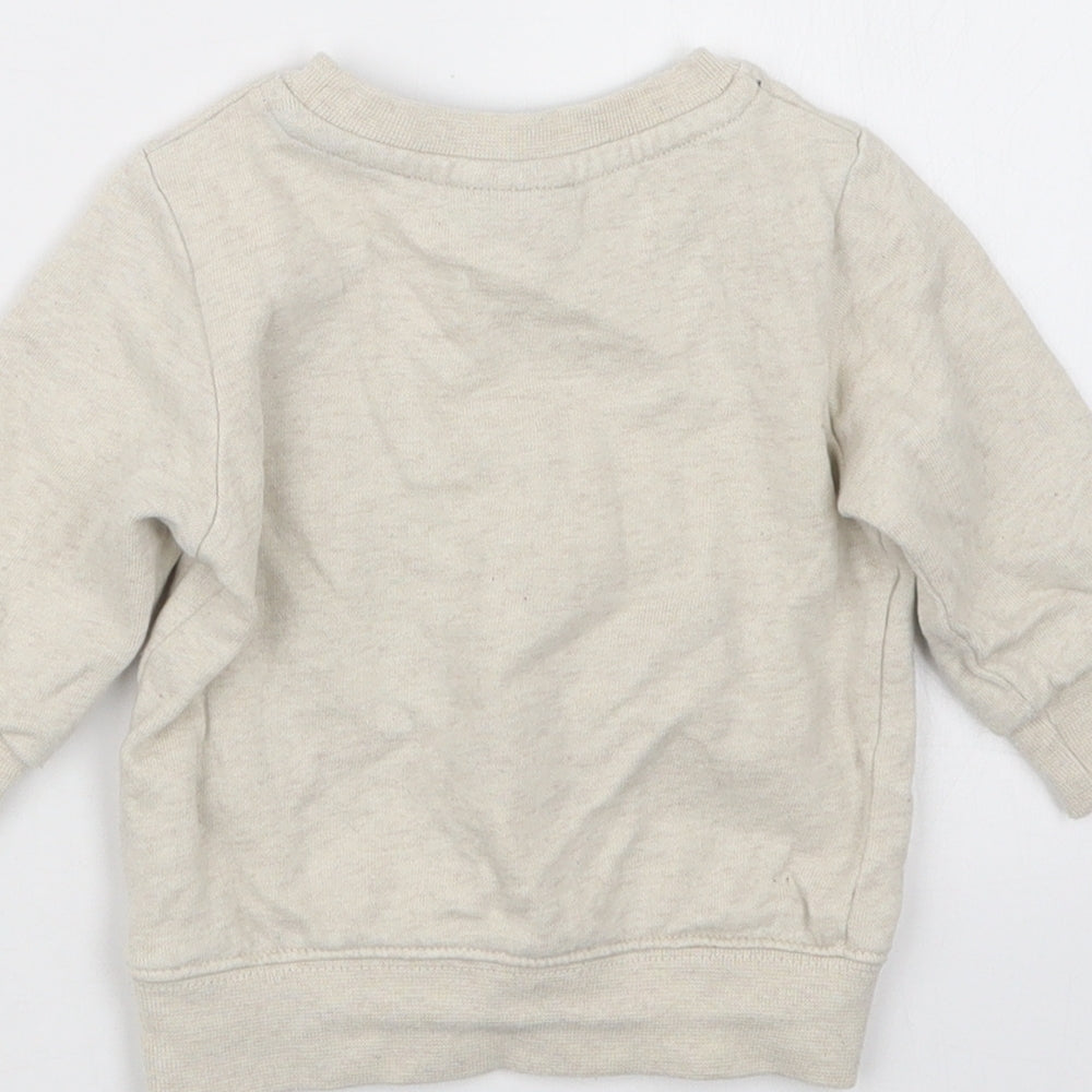 NEXT Boys Beige   Pullover Jumper Size 3-6 Months