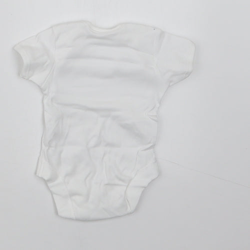 George Baby White   Babygrow One-Piece Size Newborn