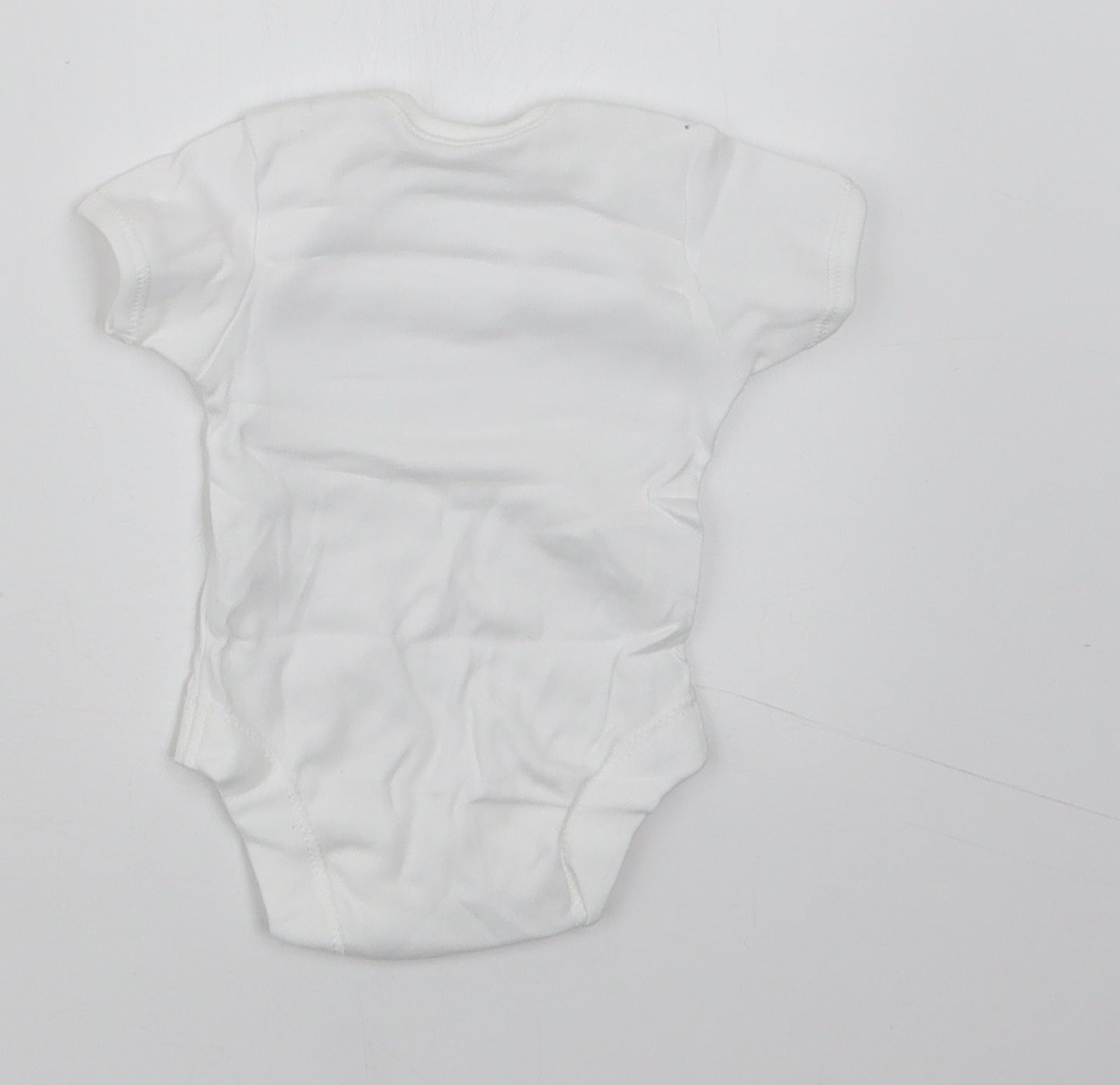 George Baby White   Babygrow One-Piece Size Newborn