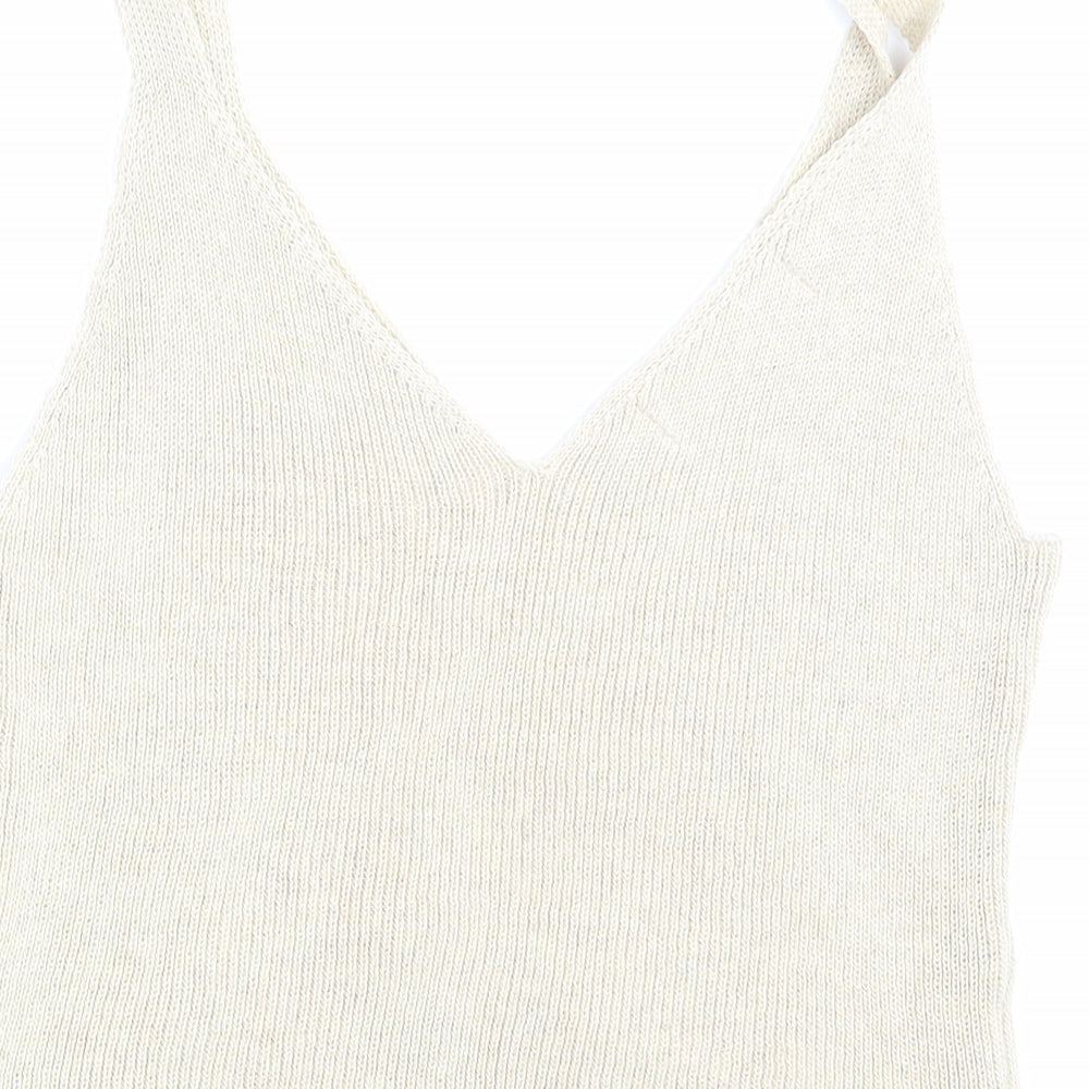 Moutaki Knitage Womens Beige   Vest Jumper One Size