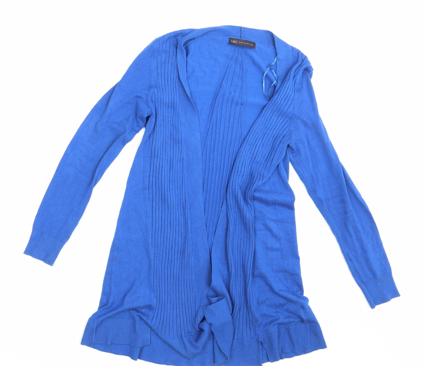 M&S Womens Blue   Wrap Jumper Size S