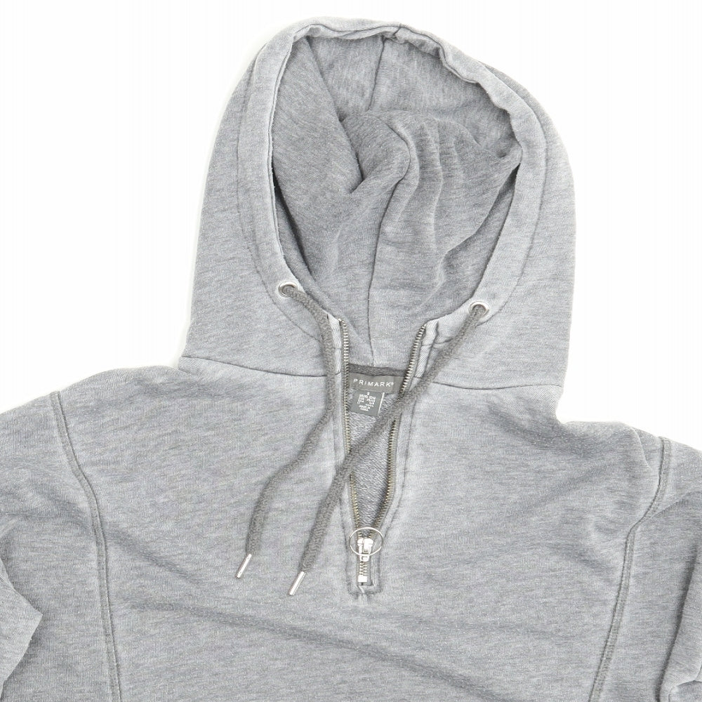 Primark Womens Grey   Pullover Hoodie Size 10