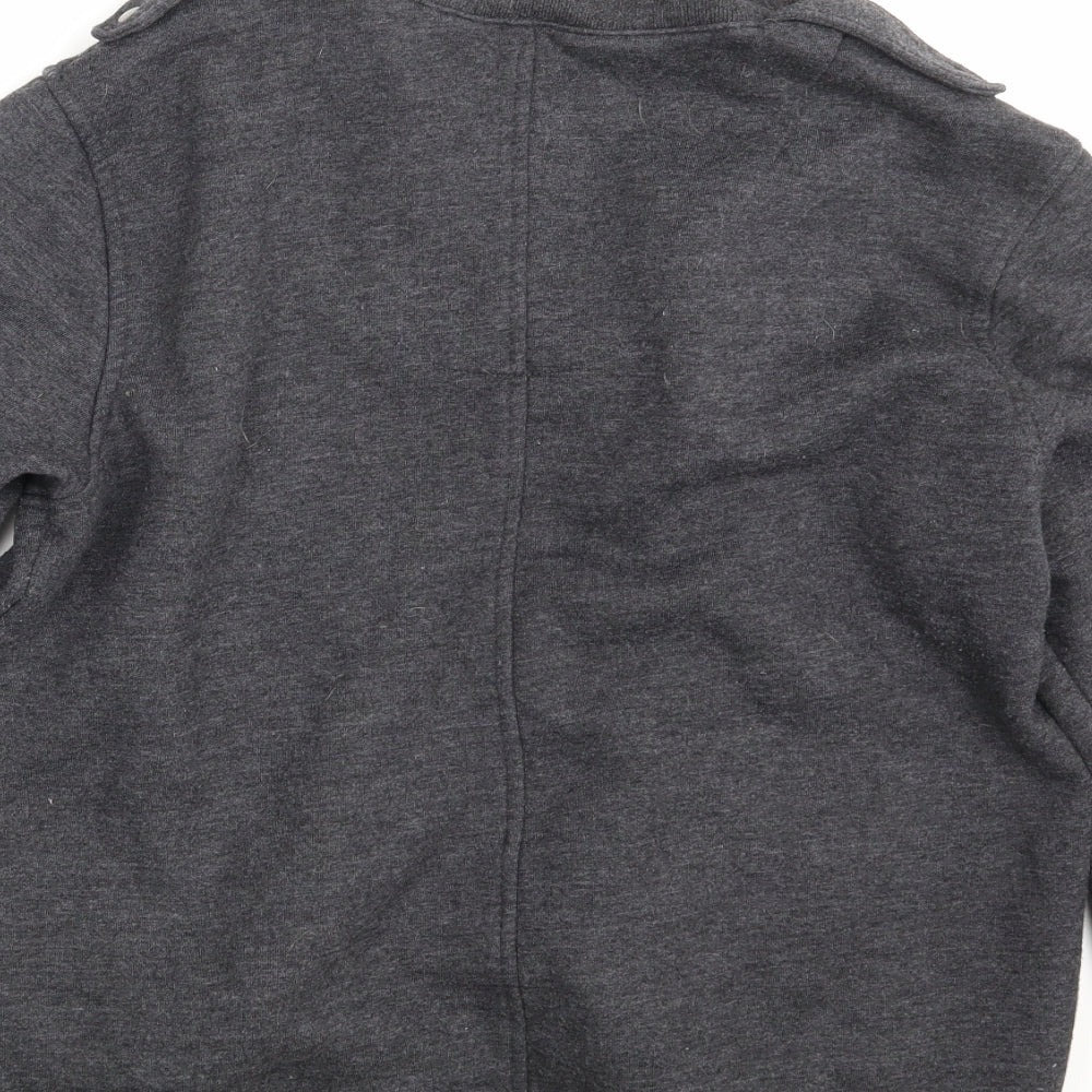 RYSD Mens Grey   Cardigan Jumper Size L