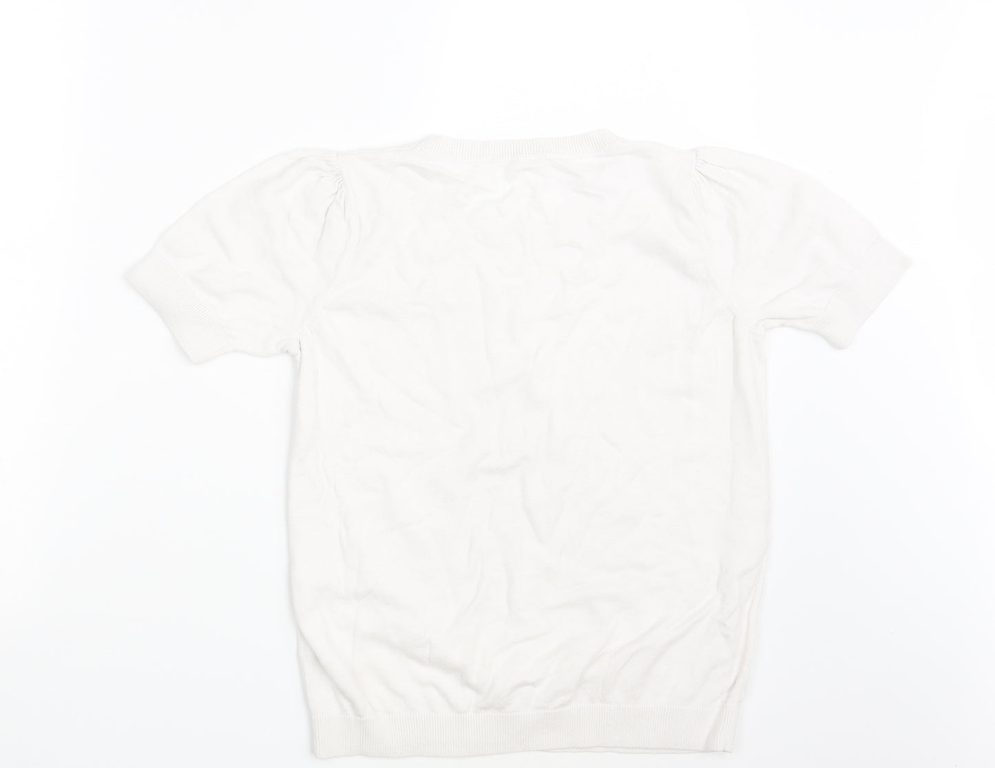 TU Womens White   Pullover Jumper Size 14