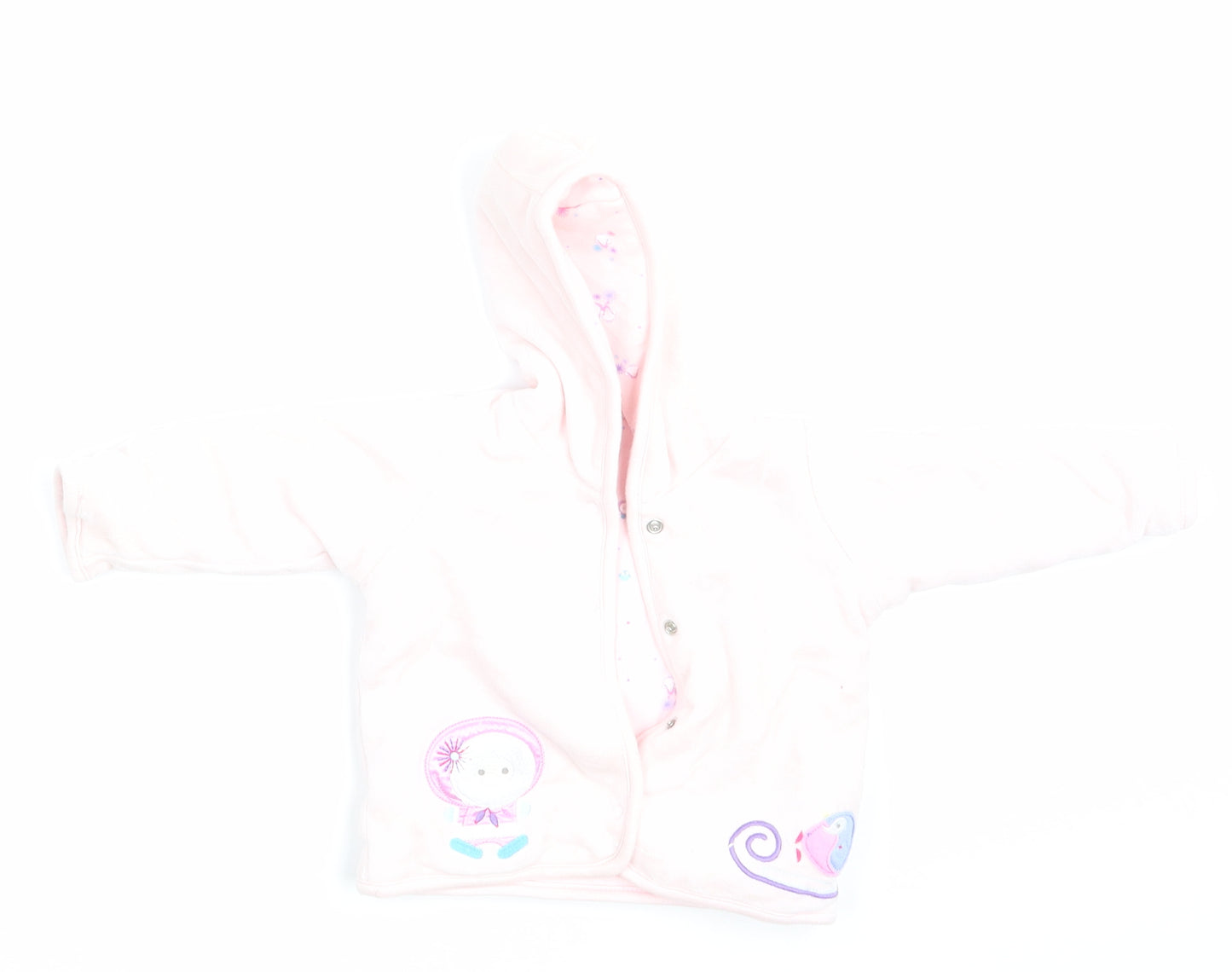 M&S Girls Pink   Jacket Coat Size 0-3 Months