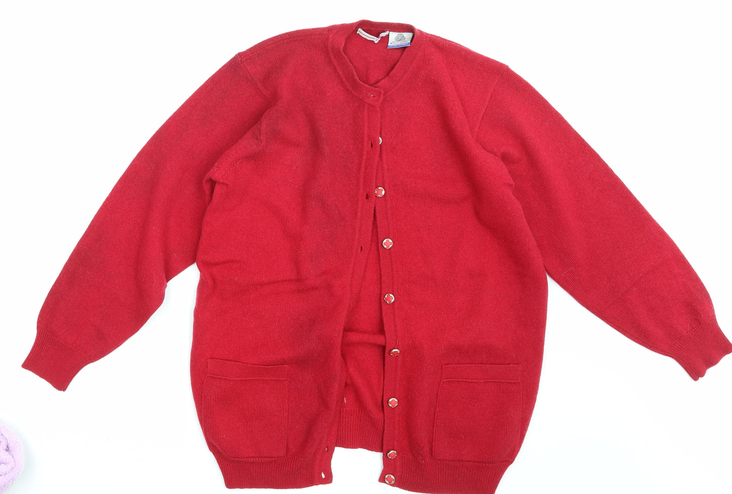 Papaya Womens Red   Cardigan Jumper Size 12