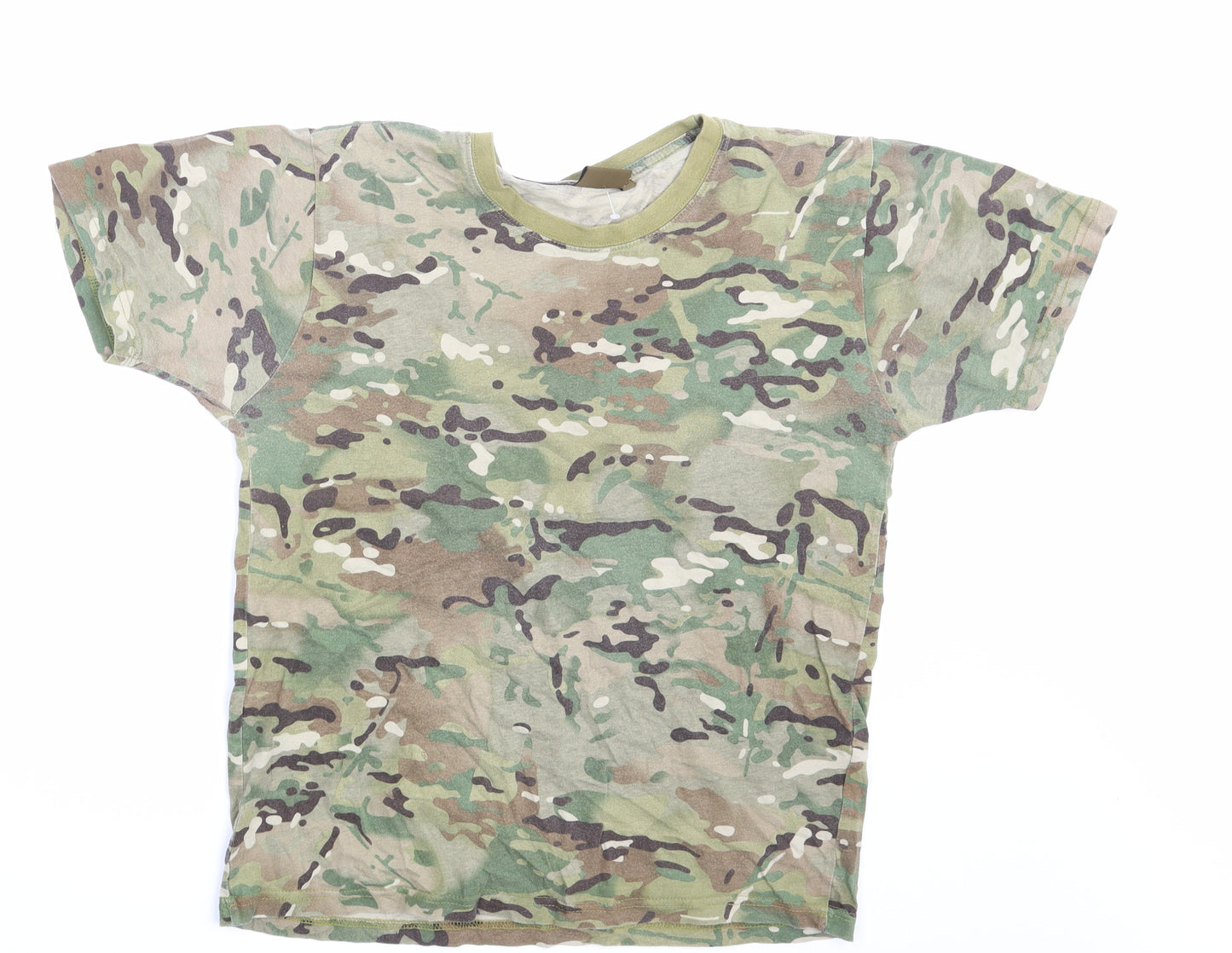 Highlander Mens Green Camouflage   T-Shirt Size M