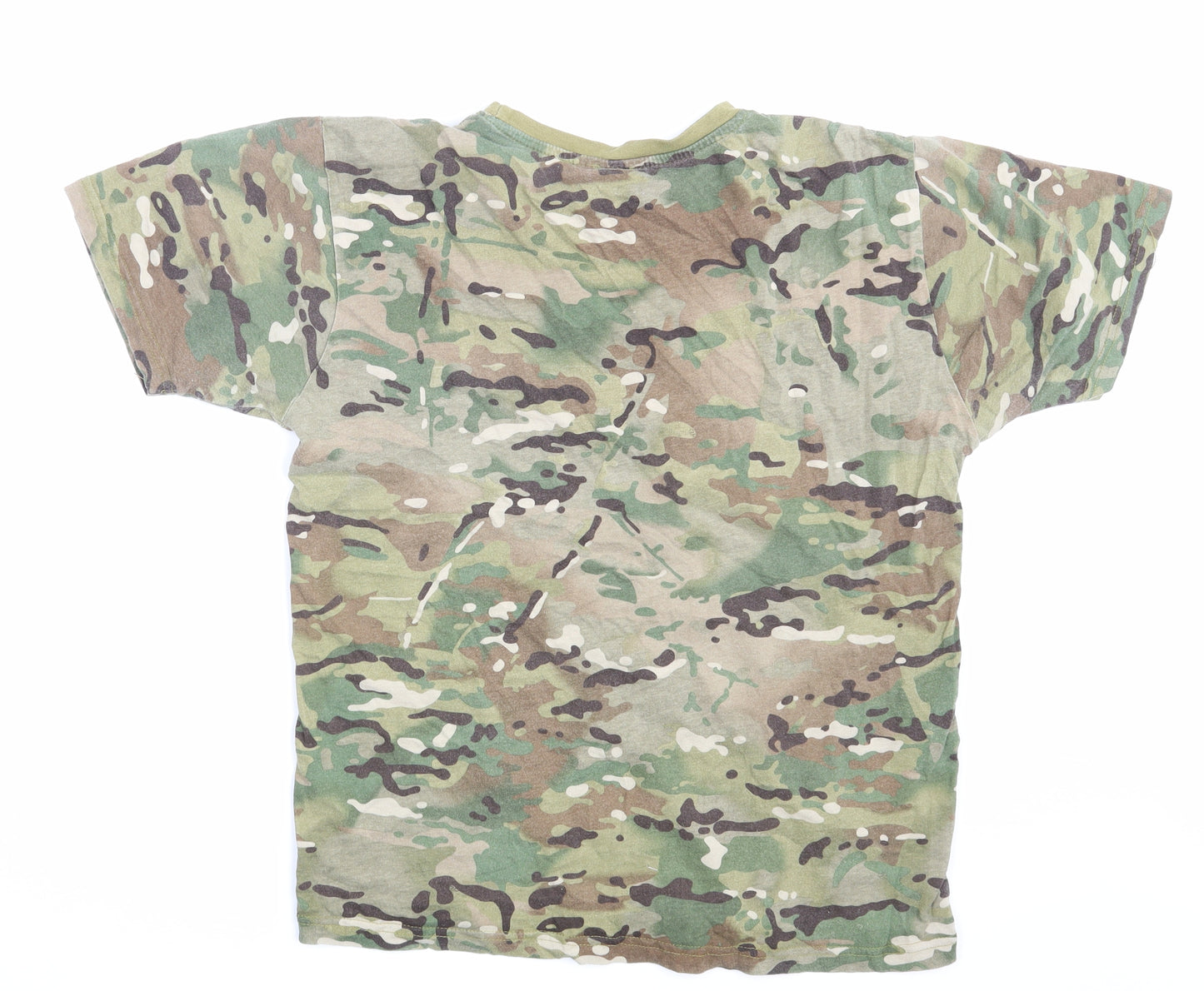 Highlander Mens Green Camouflage   T-Shirt Size M