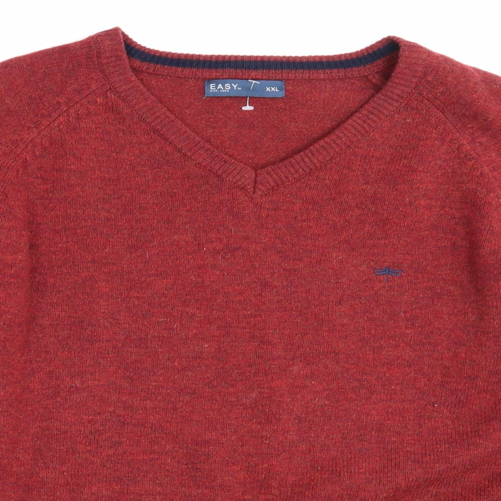 Easy Mens Purple   Pullover Jumper Size 2XL