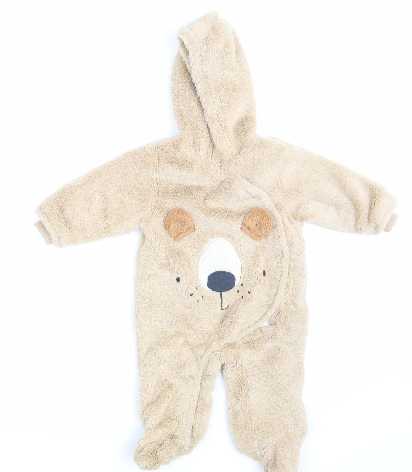 NEXT Baby Brown   Coverall One-Piece Size 6-9 Months  - Inside Leg 9 Inches
